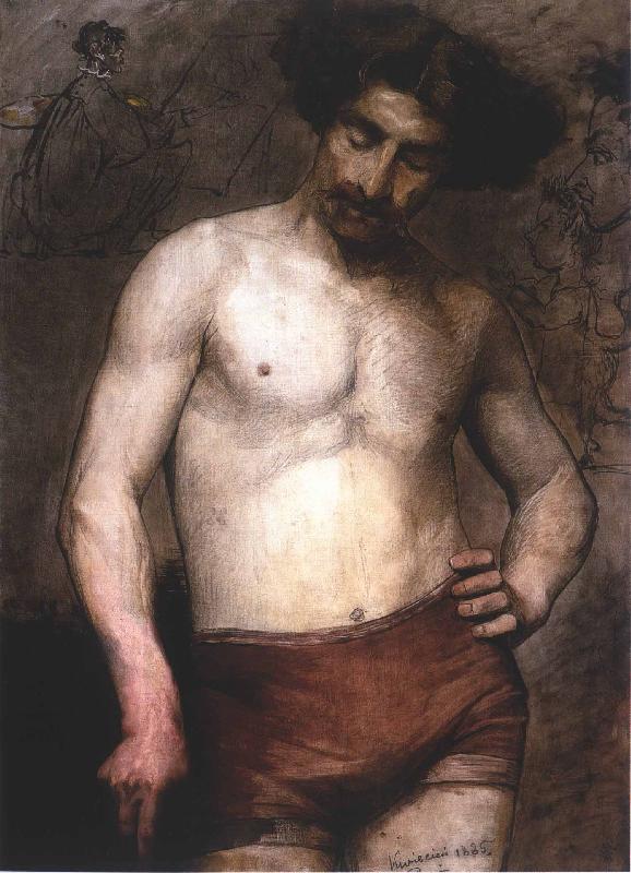 Anna Bilinska-Bohdanowicz Male half act study